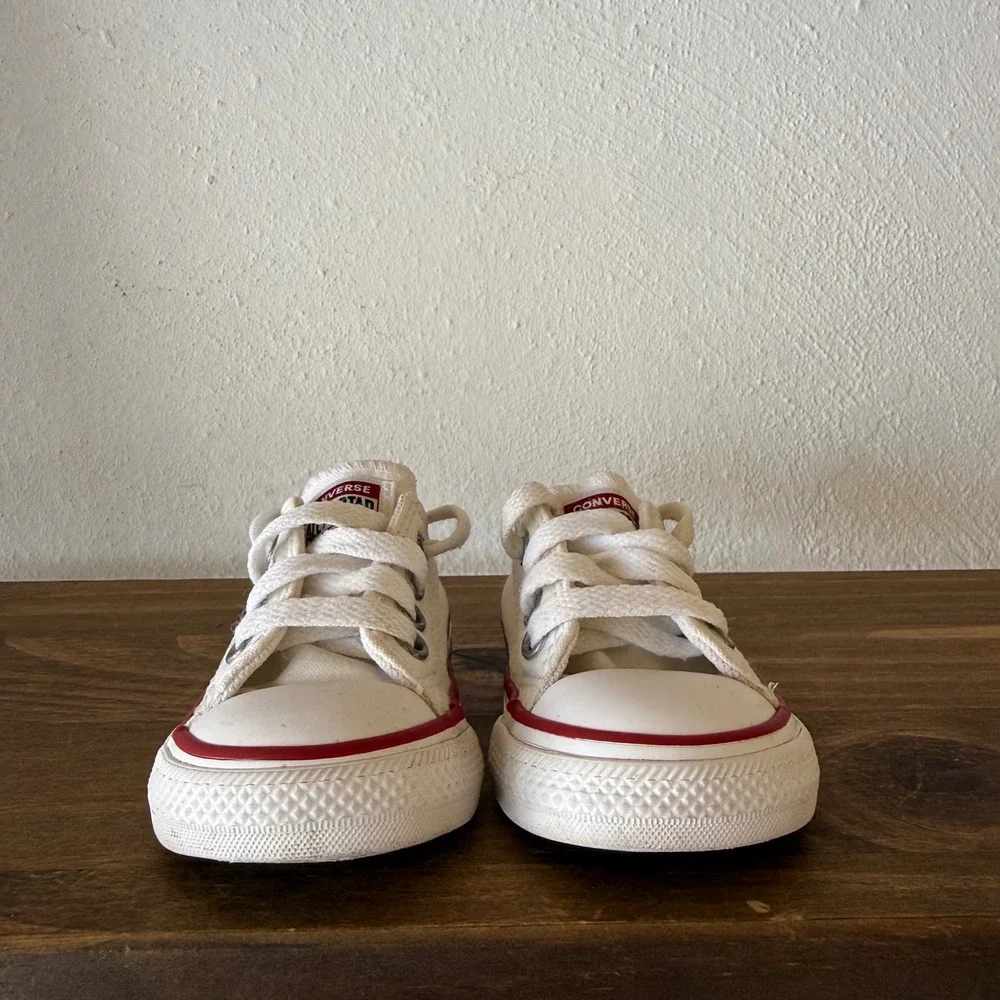 Converse Chuck Taylor All Star Oxford White Canvas Toddler Sneakers Size 3